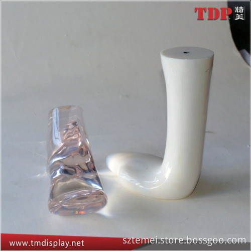 37 Clear Crystal Acrylic Foot Mannequin for High Heel Display